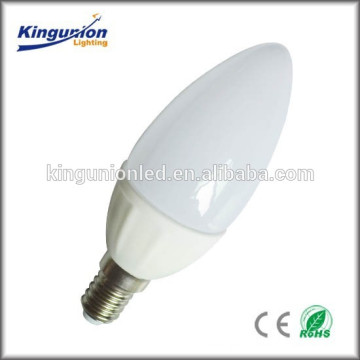 Fully glass 2835SMD led candle bulb